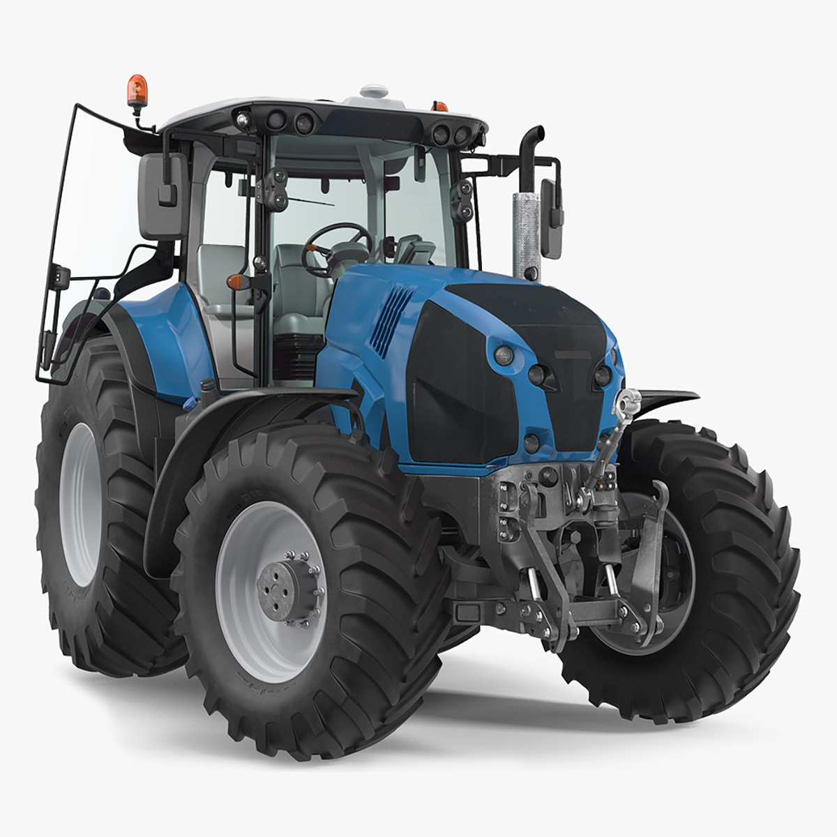 New Tractor Generic Rigged C4D 3D model preview
