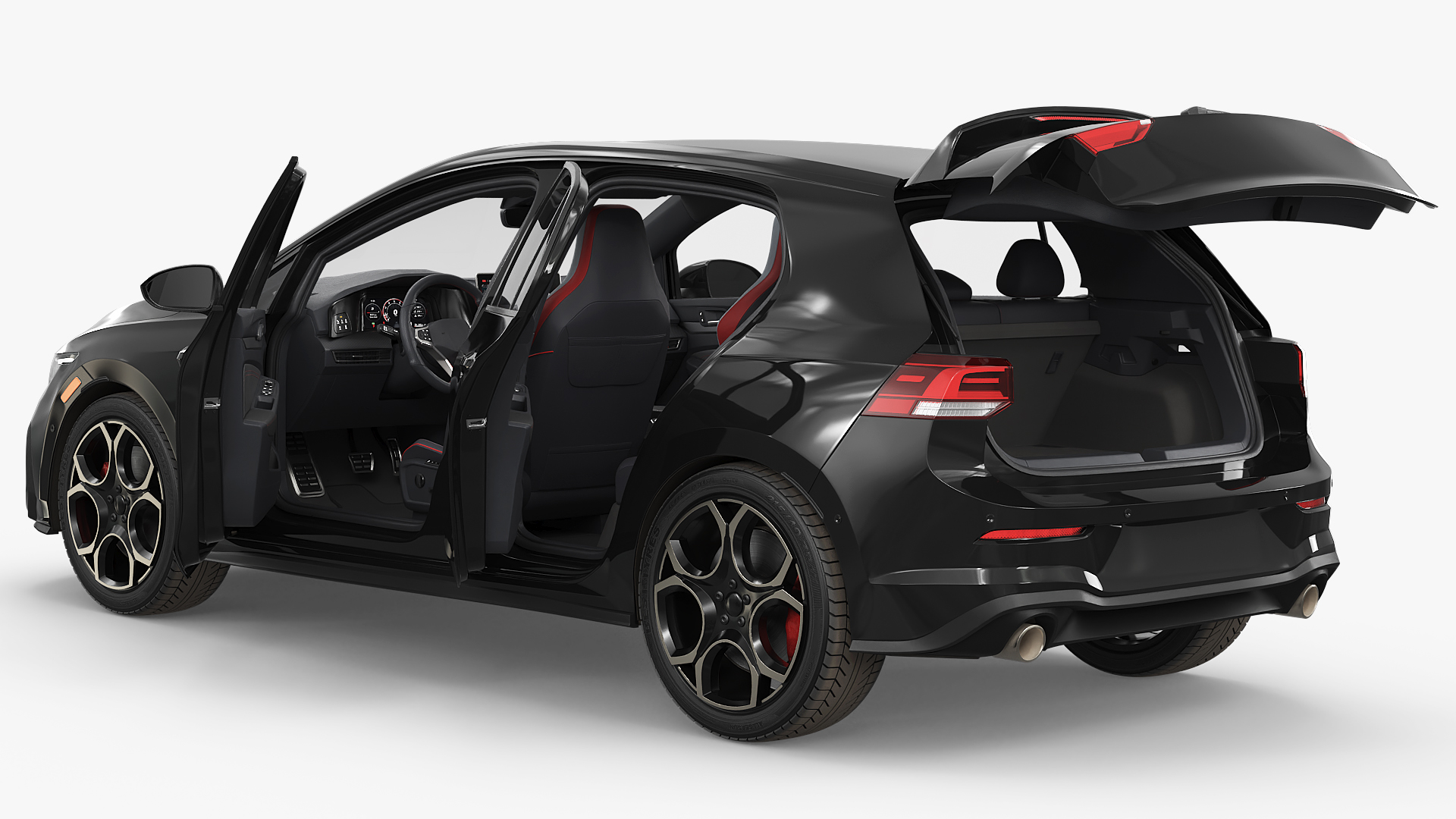Compact Turbo Hatchback, view 7