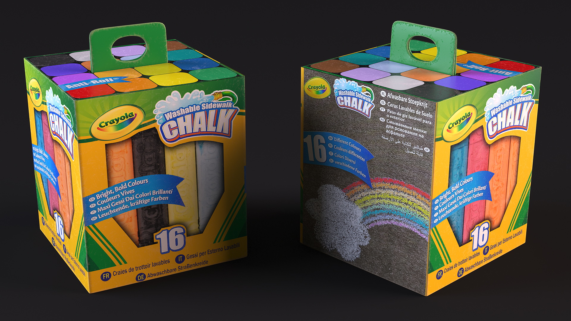 Bulk Sidewalk Chalk Crayola 3D