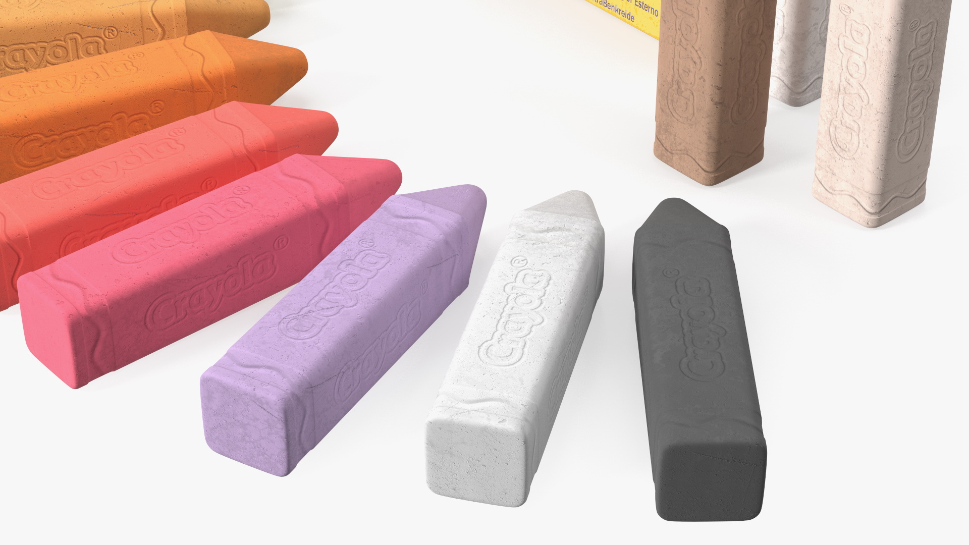 Bulk Sidewalk Chalk Crayola 3D