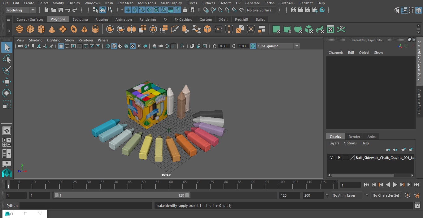 Bulk Sidewalk Chalk Crayola 3D