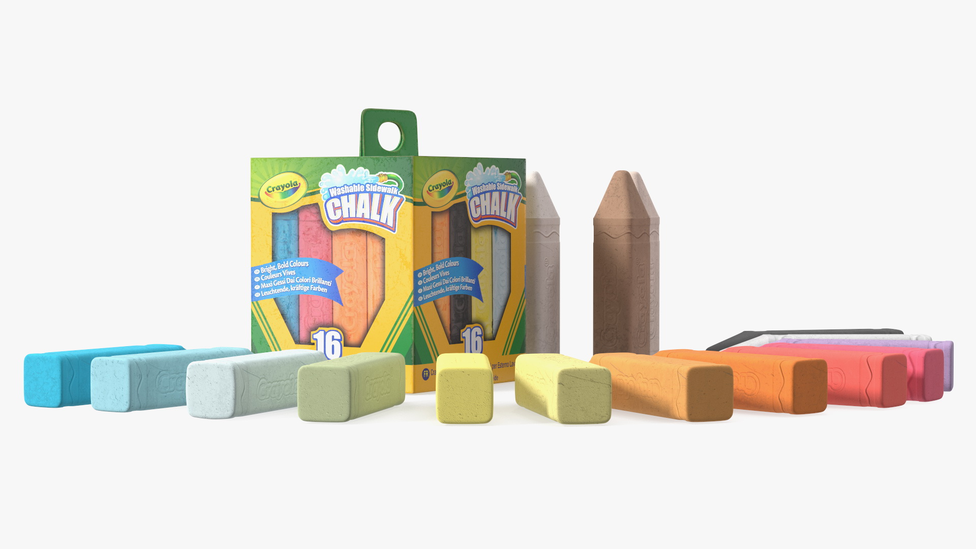Bulk Sidewalk Chalk Crayola 3D