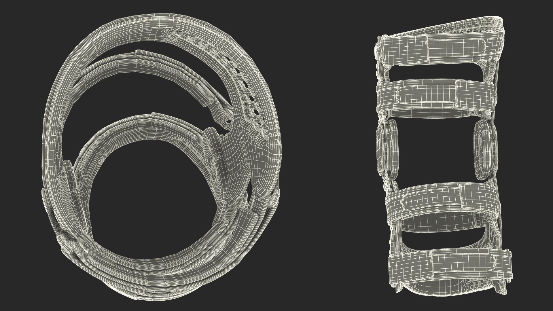 Orthopedic Knee Brace Support 3D model