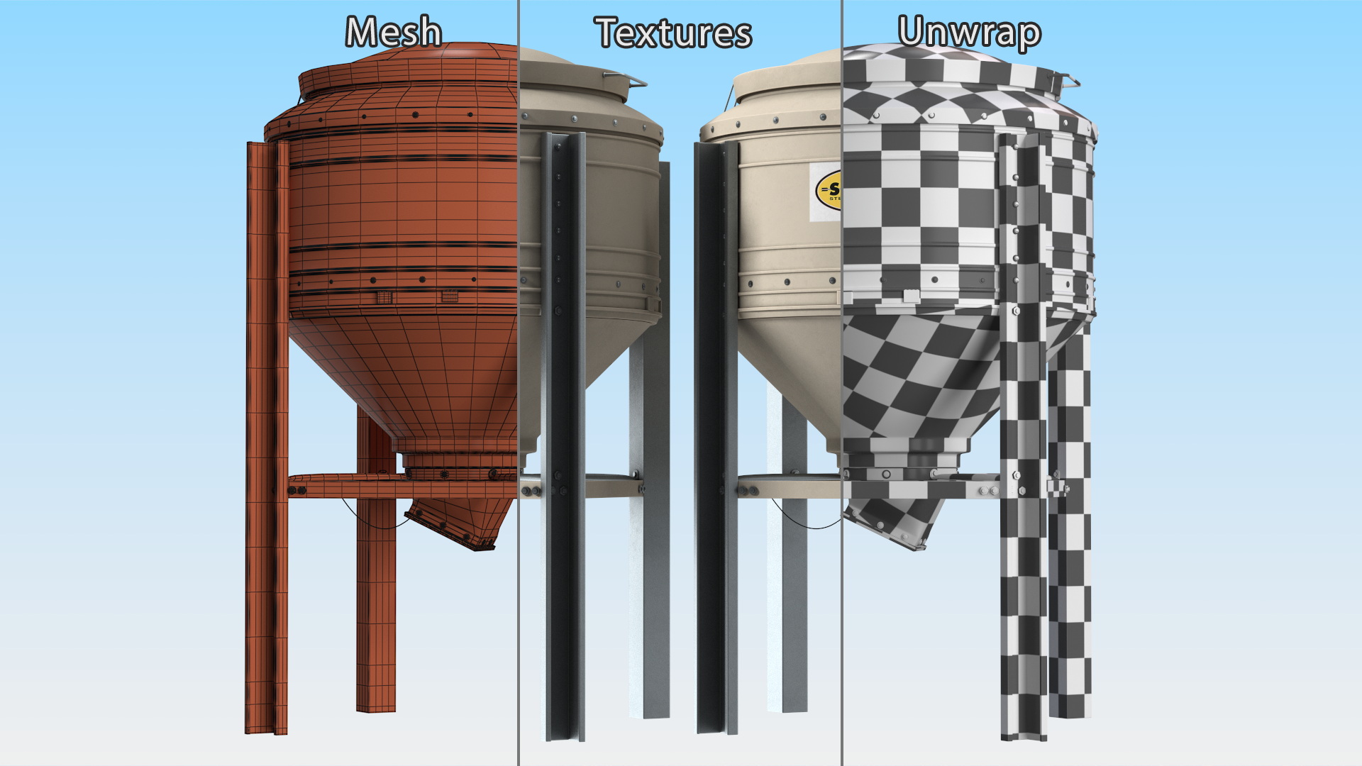Mini Corn Bin SIOUX 3D model