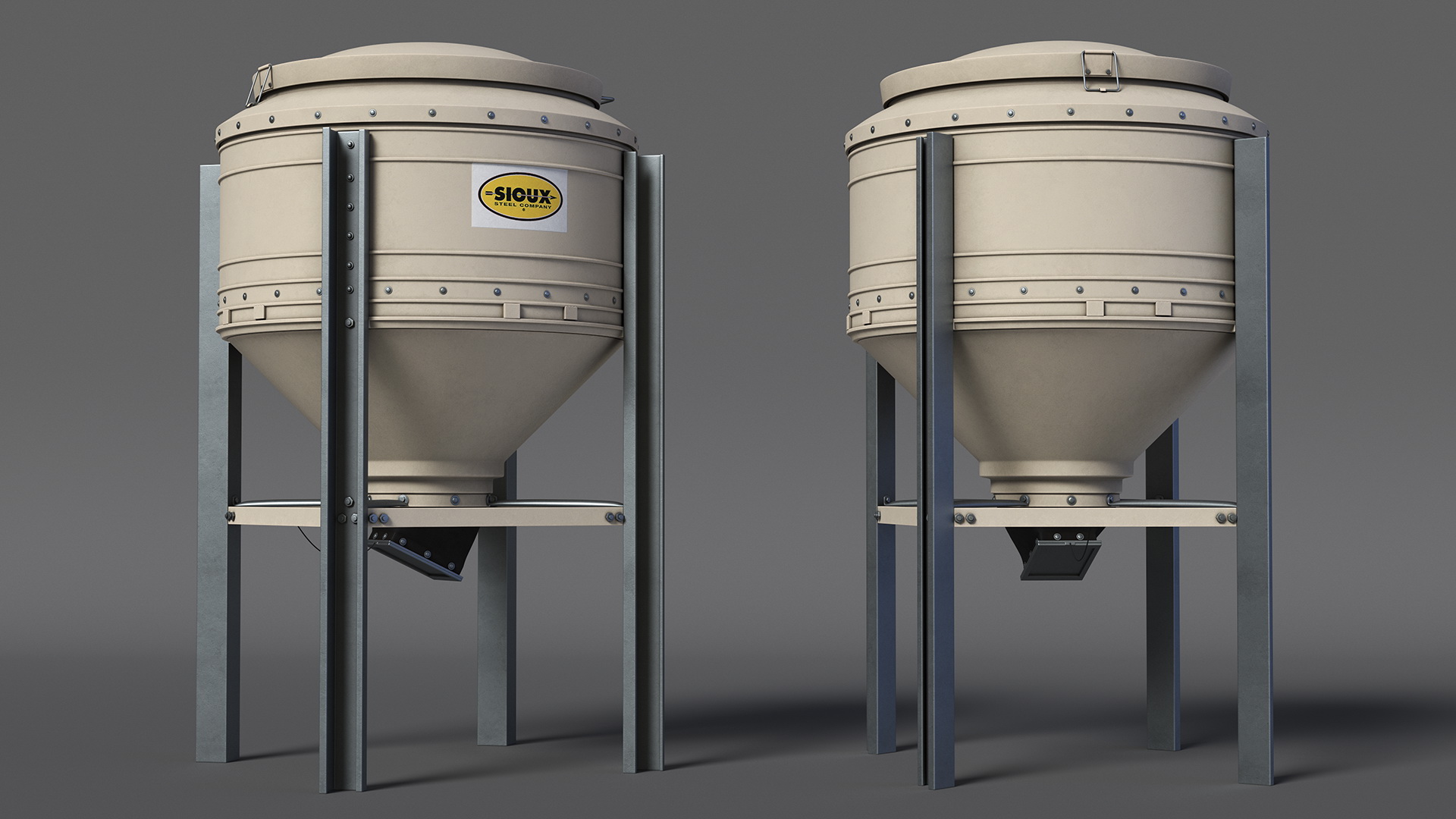 Mini Corn Bin SIOUX 3D model