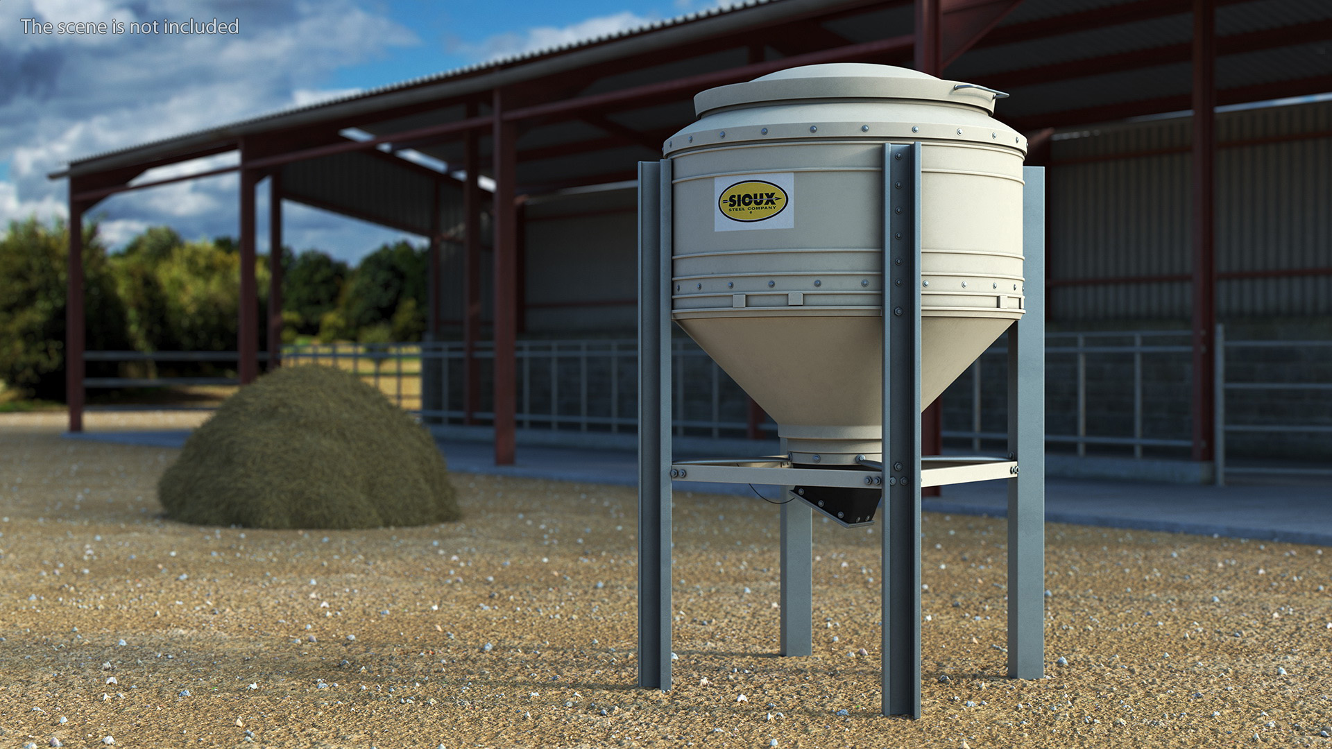Mini Corn Bin SIOUX 3D model