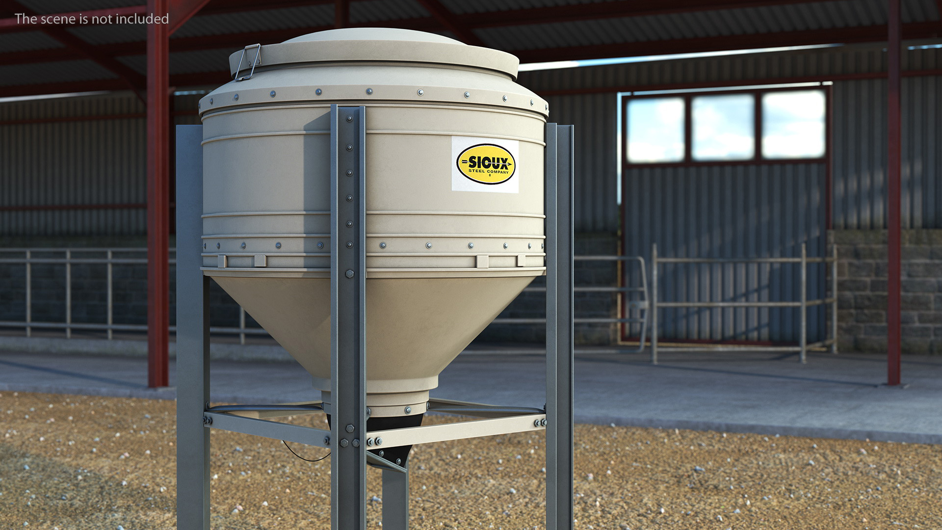 Mini Corn Bin SIOUX 3D model