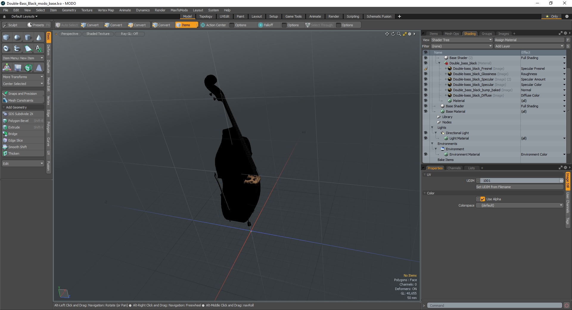 Double-Bass Black 3D