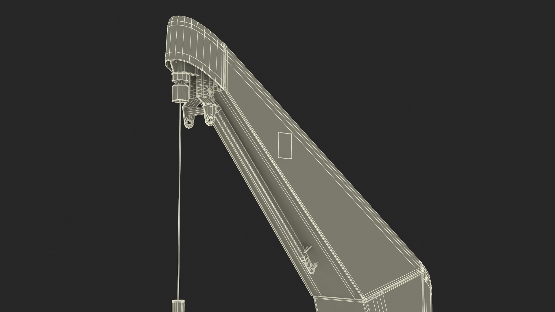 3D Lifting Crane with 1 Ton Bulk Bag model