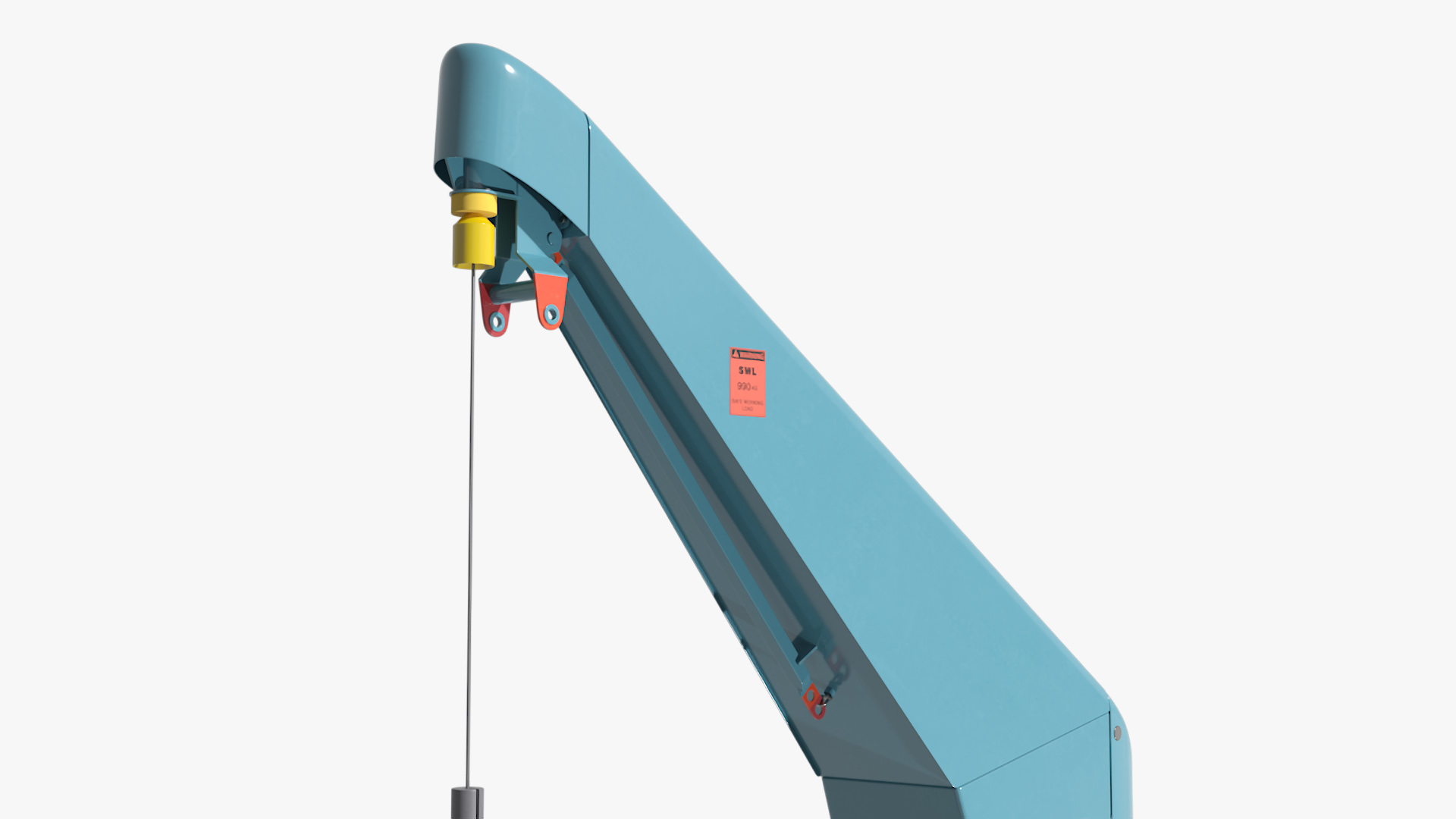 3D Lifting Crane with 1 Ton Bulk Bag model