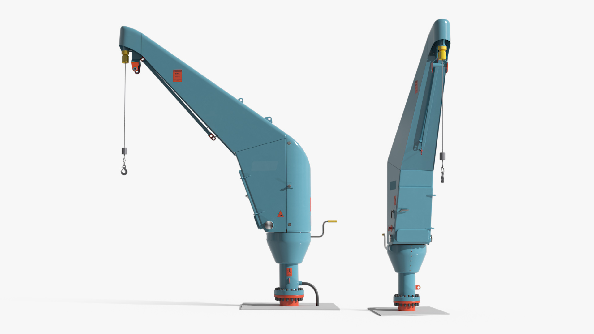 3D Lifting Crane with 1 Ton Bulk Bag model