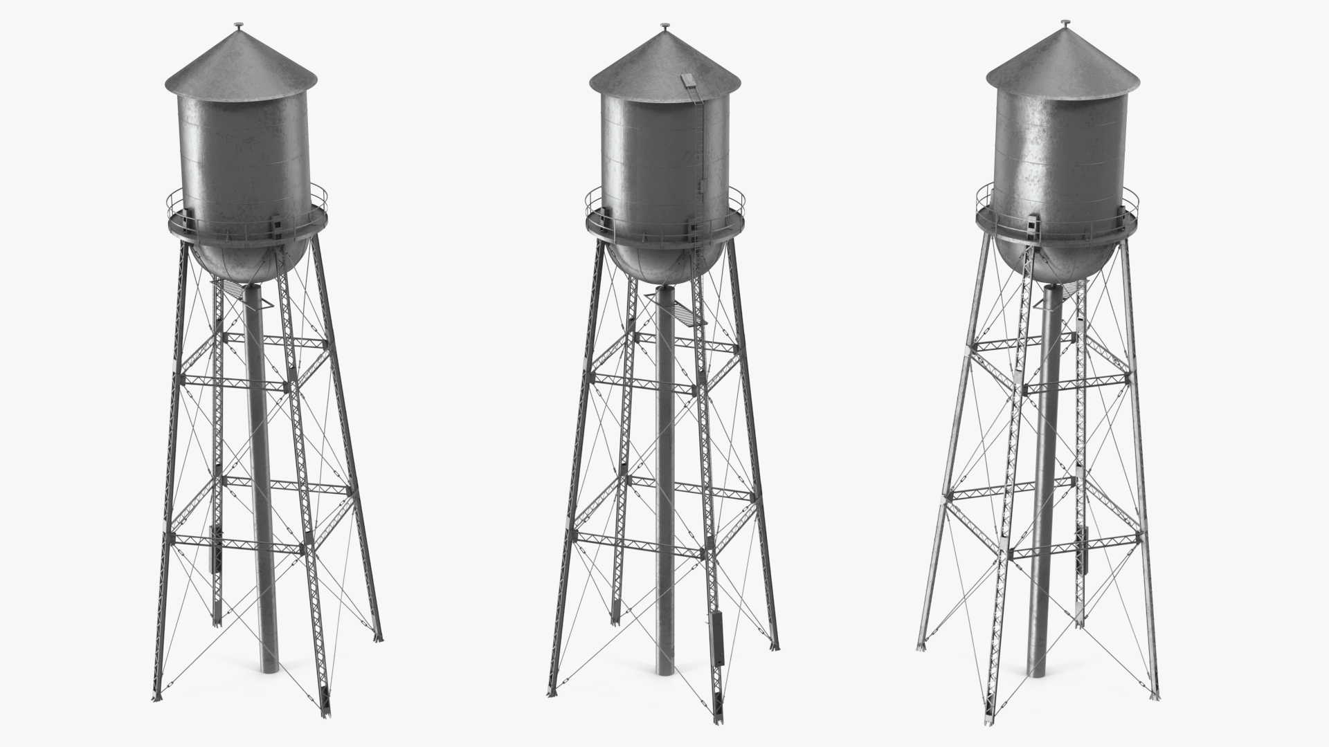 3D model Old Water Tower