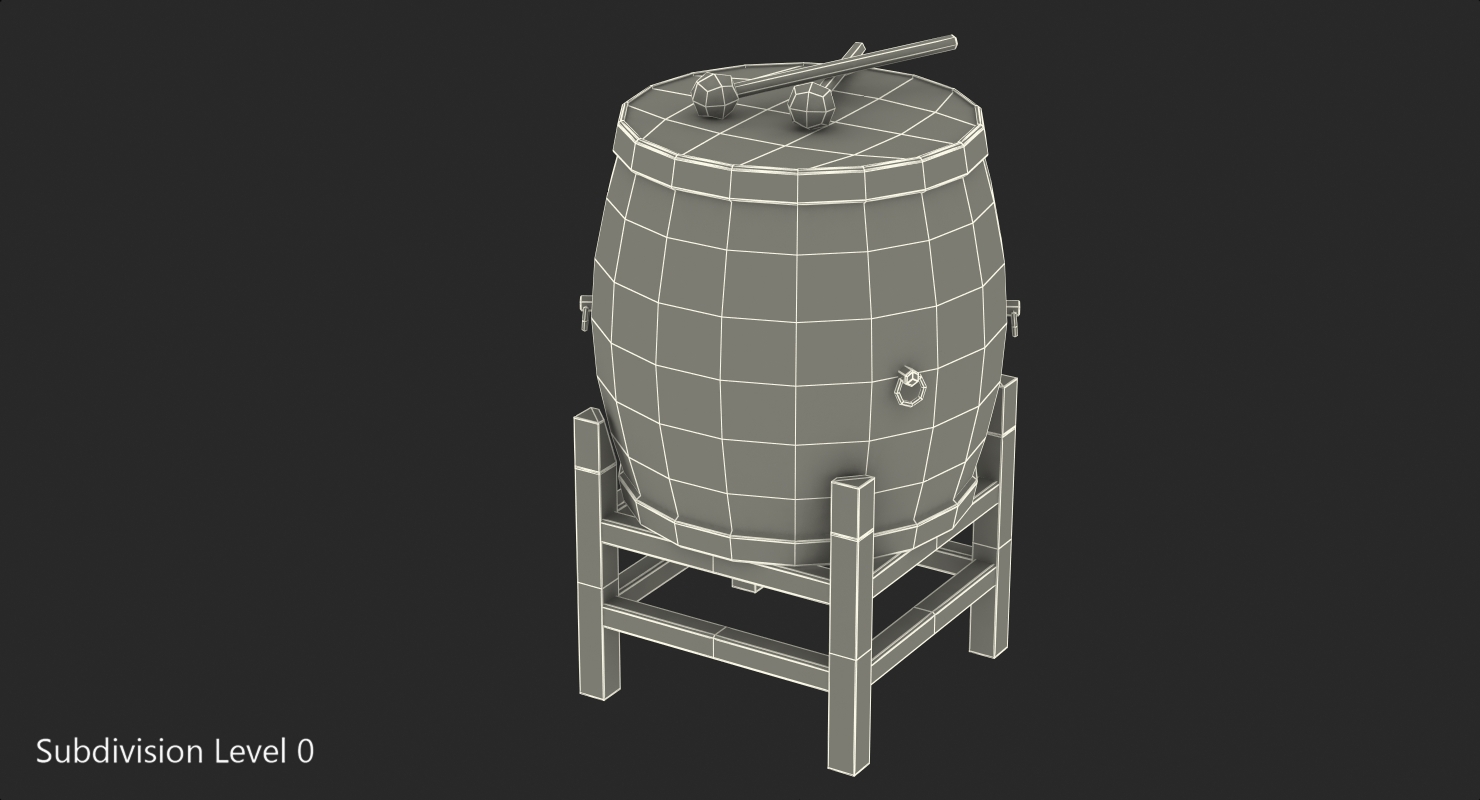Chinese Drum 3D