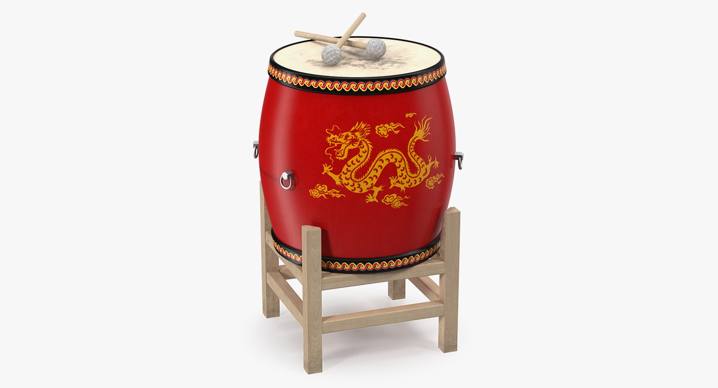 Chinese Drum 3D