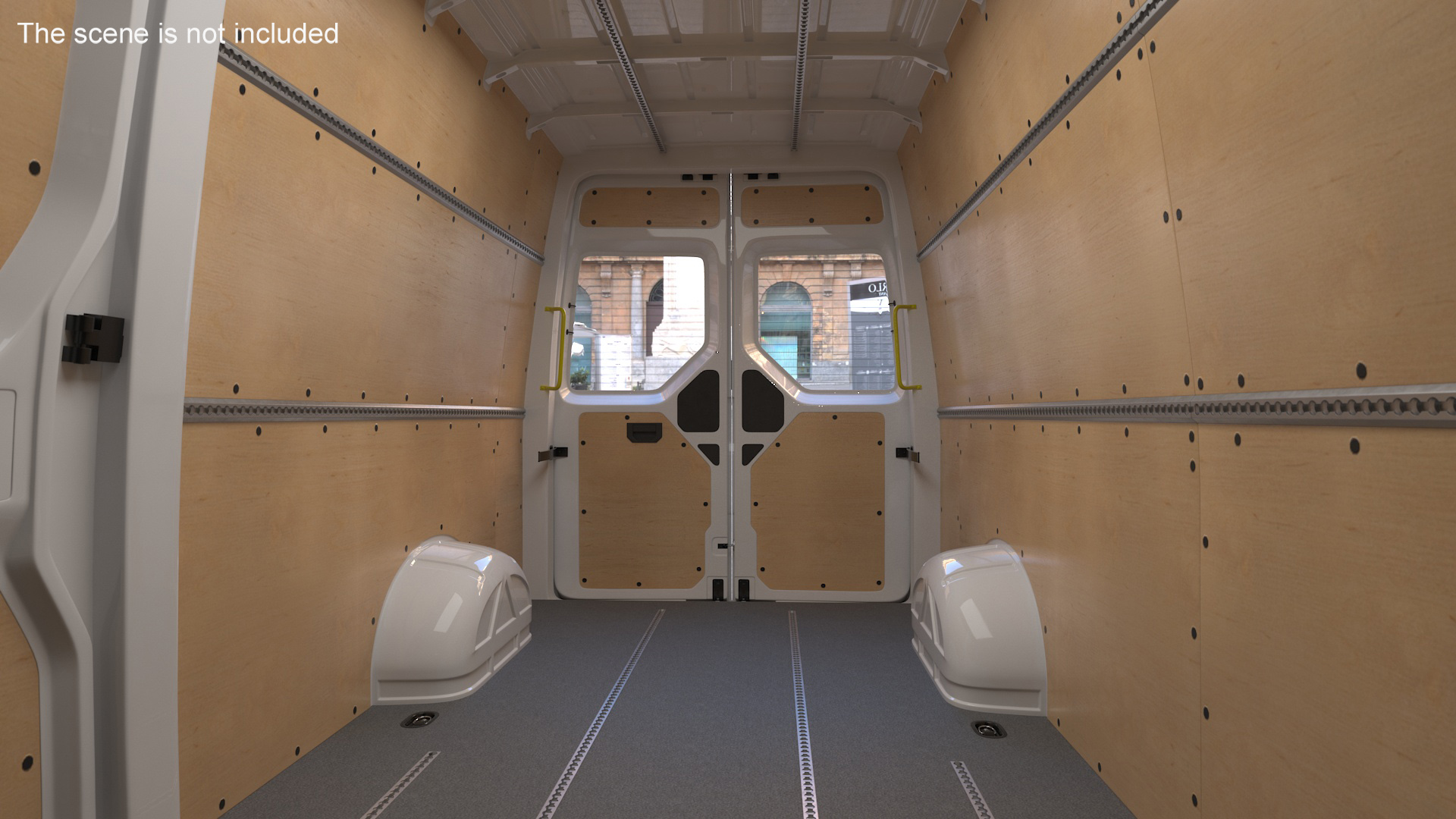 Volkswagen Crafter Van 2024 Long White Color 3D model