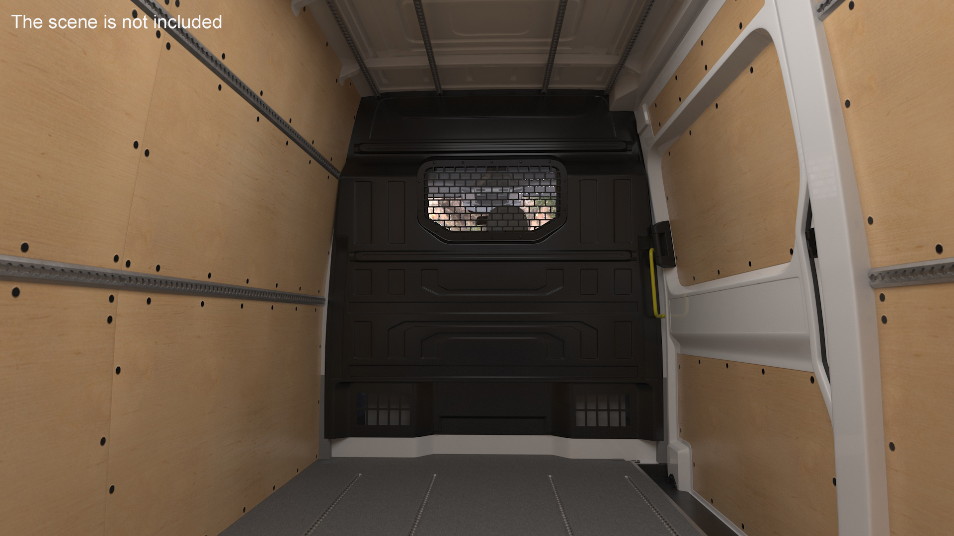 Volkswagen Crafter Van 2024 Long White Color 3D model
