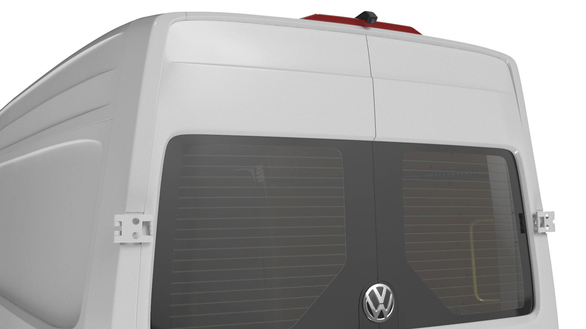 Volkswagen Crafter Van 2024 Long White Color 3D model