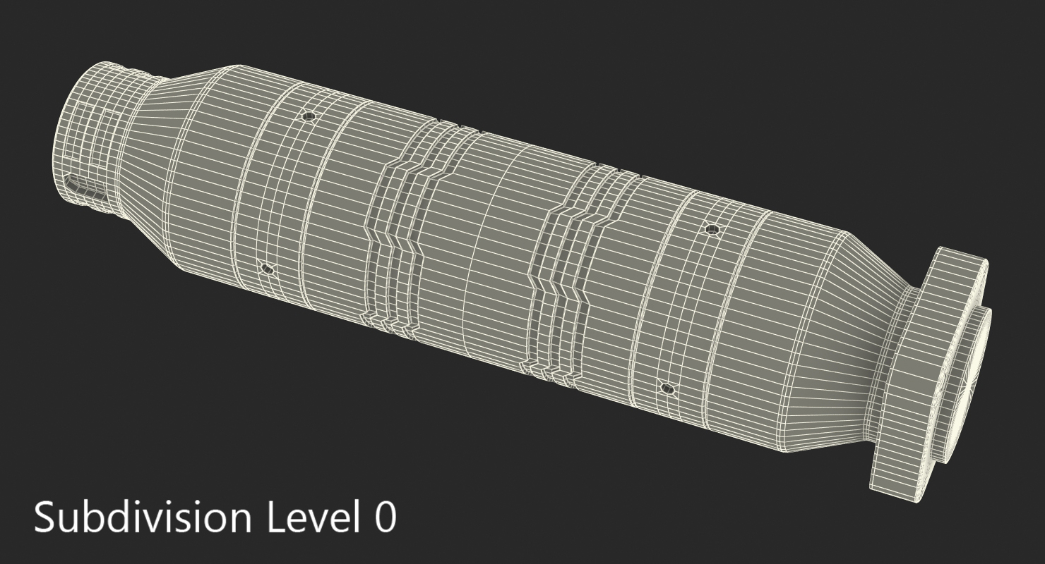 Sci Fi Anodized Piston 5 3D model