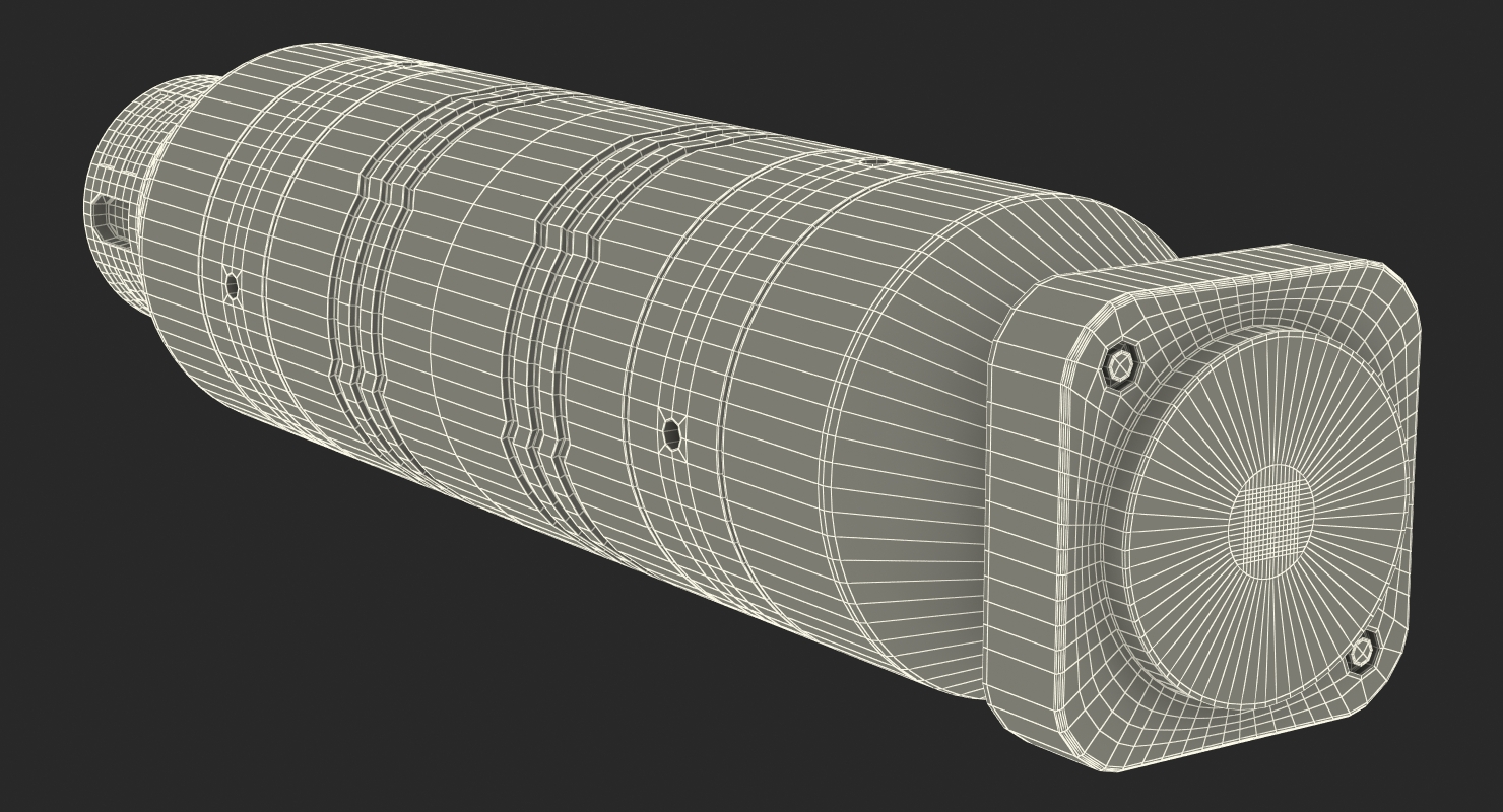 Sci Fi Anodized Piston 5 3D model