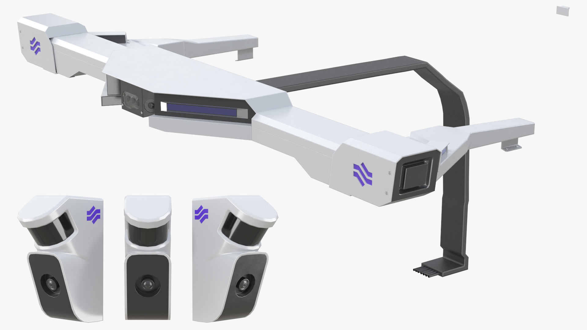 Gatik Autonomous Control System with Sensor 3D model preview