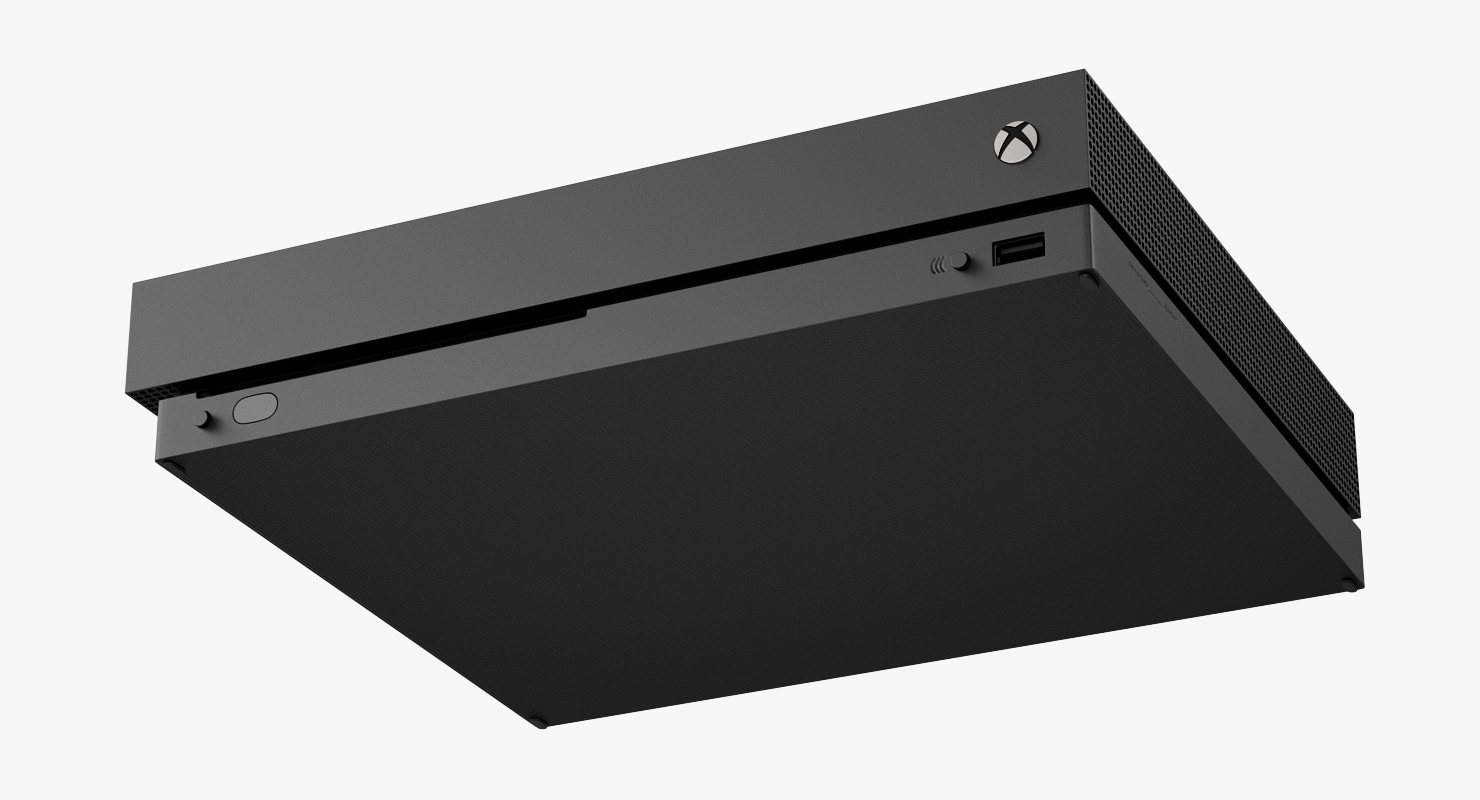 3D model Microsoft Xbox One X