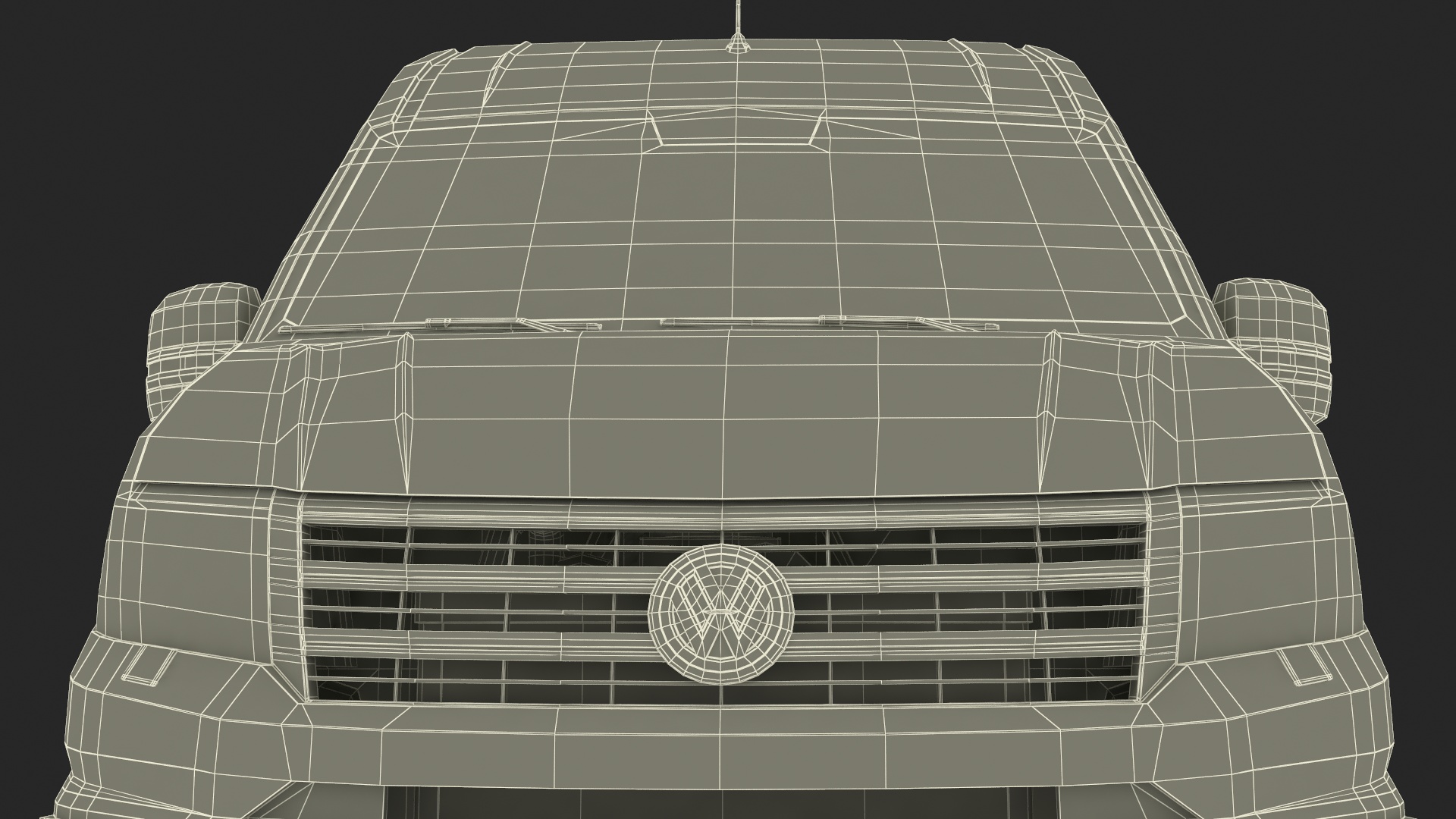 3D Volkswagen Crafter Van 2024 Long Silver Metallic model