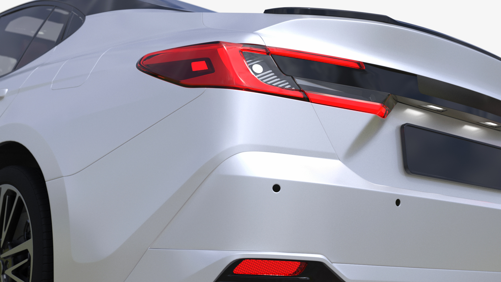 3D Eco Friendly Hybrid White Simplified