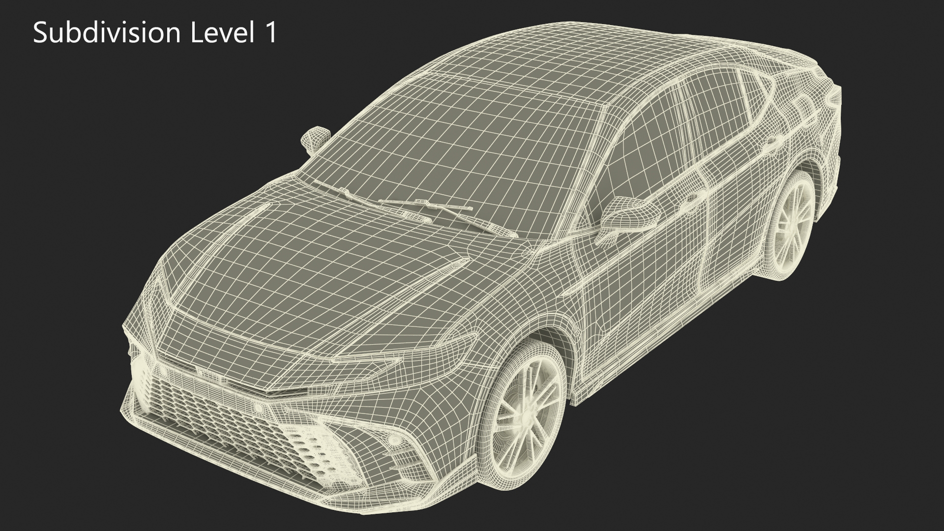 3D Eco Friendly Hybrid White Simplified