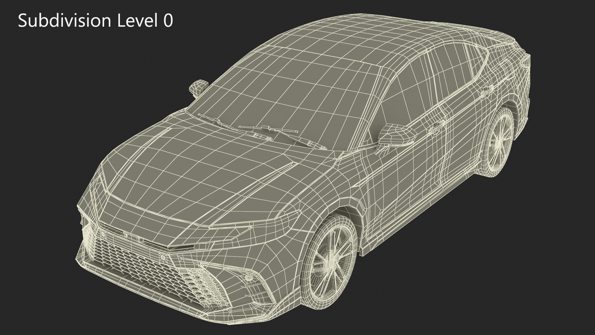 3D Eco Friendly Hybrid White Simplified