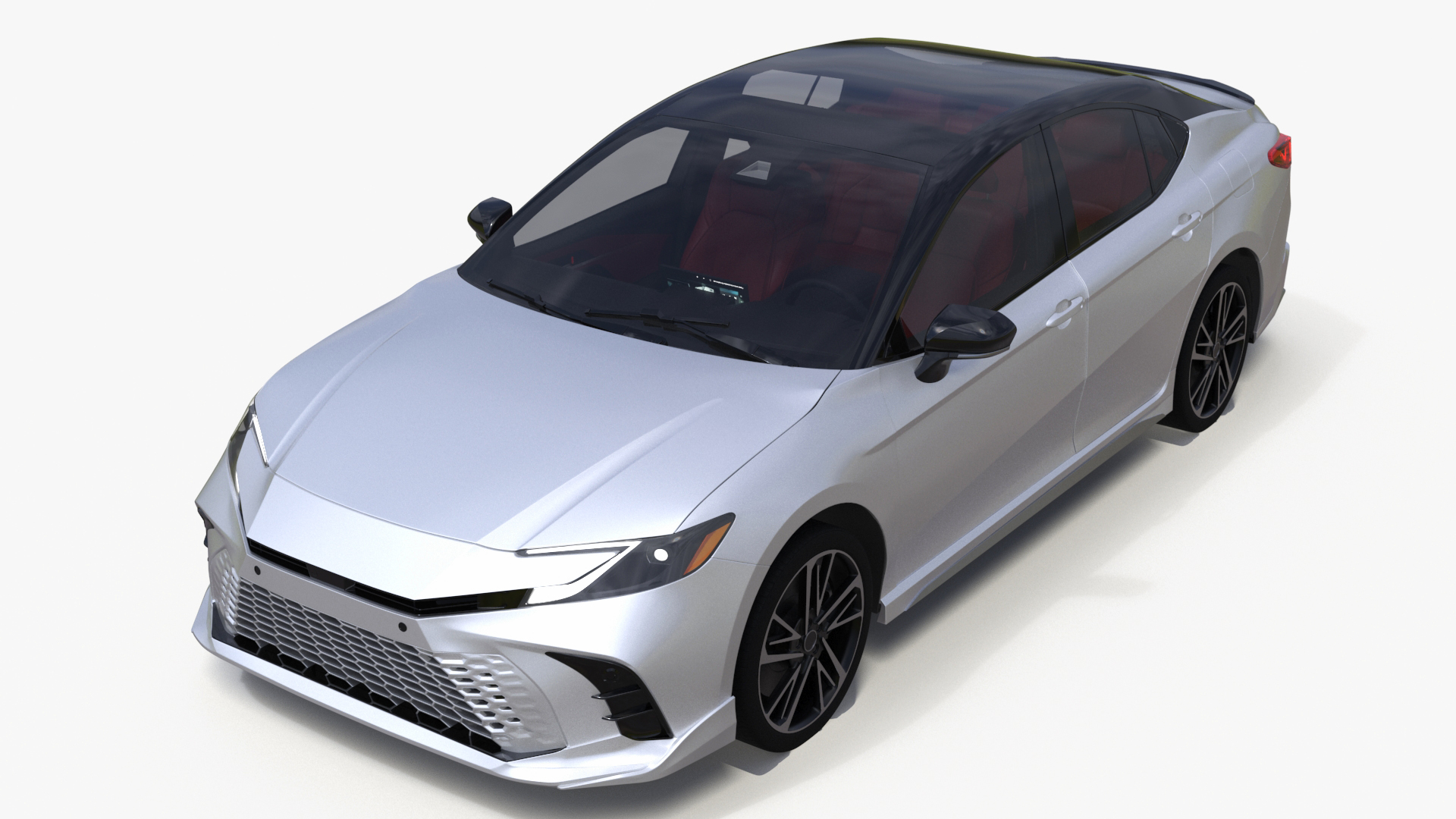 3D Eco Friendly Hybrid White Simplified