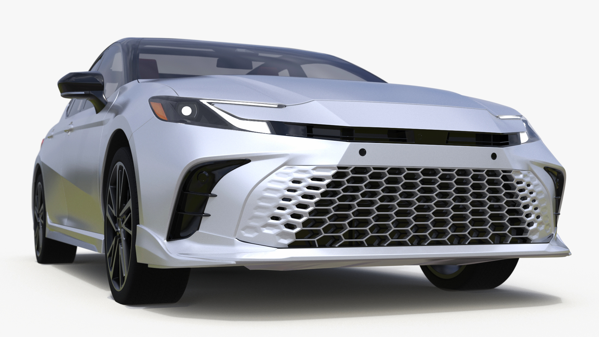 3D Eco Friendly Hybrid White Simplified