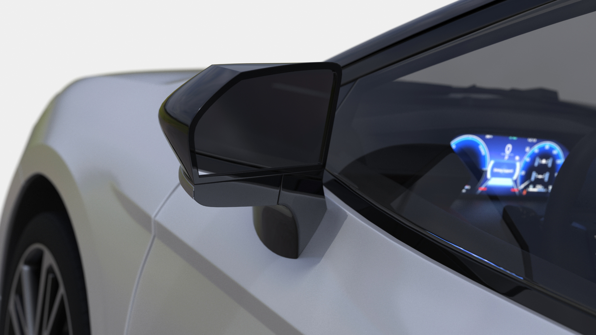 3D Eco Friendly Hybrid White Simplified