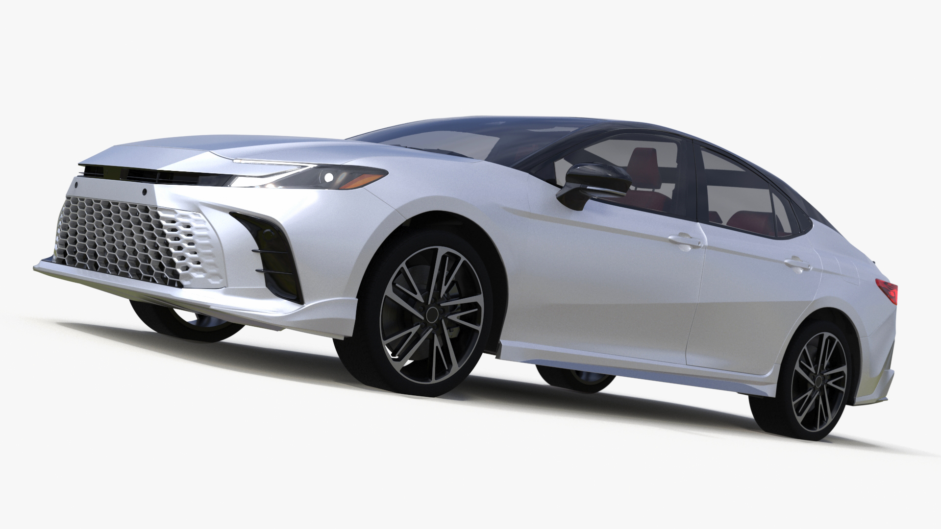 3D Eco Friendly Hybrid White Simplified