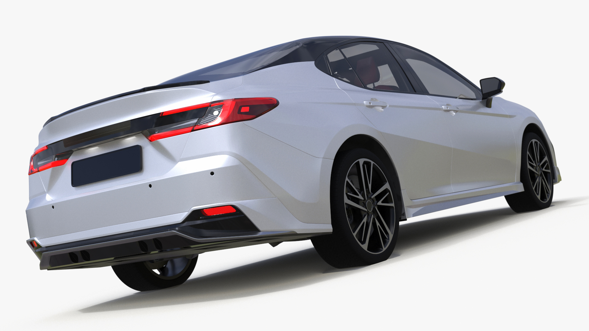 3D Eco Friendly Hybrid White Simplified