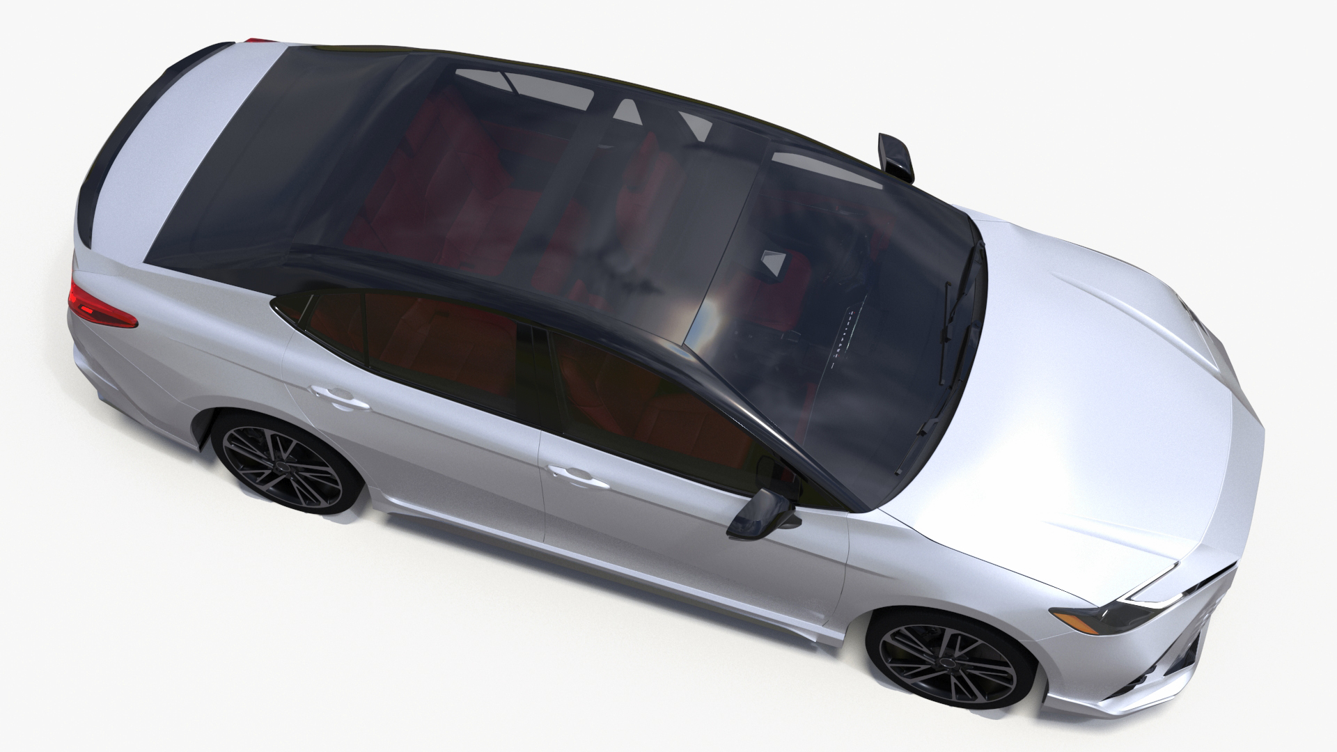 3D Eco Friendly Hybrid White Simplified