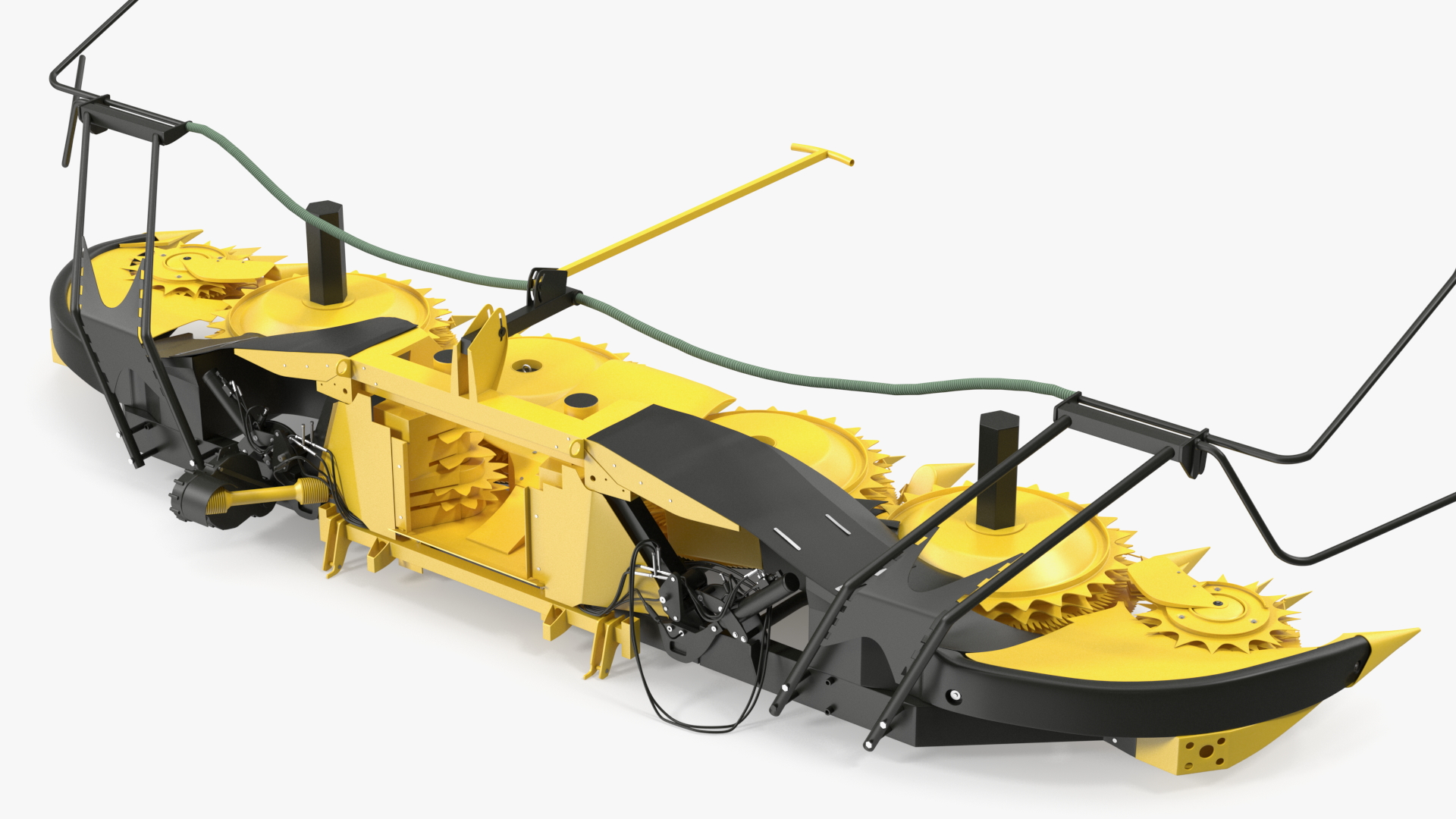 3D model New Holland 750BFI Rotary Corn Head Harvesting Unit New