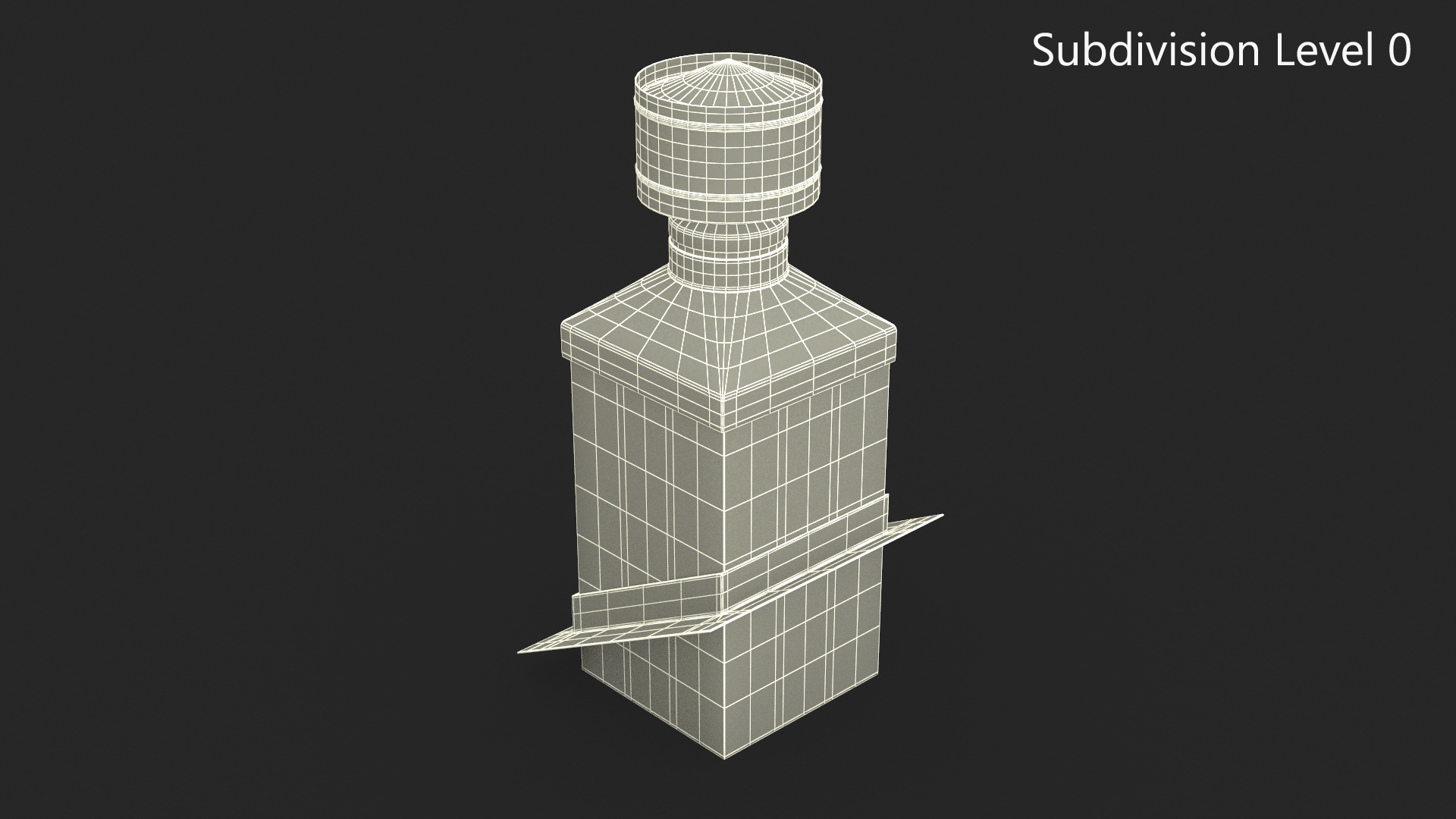 Fireplace Insert Chimney Brick Corner Base 3D