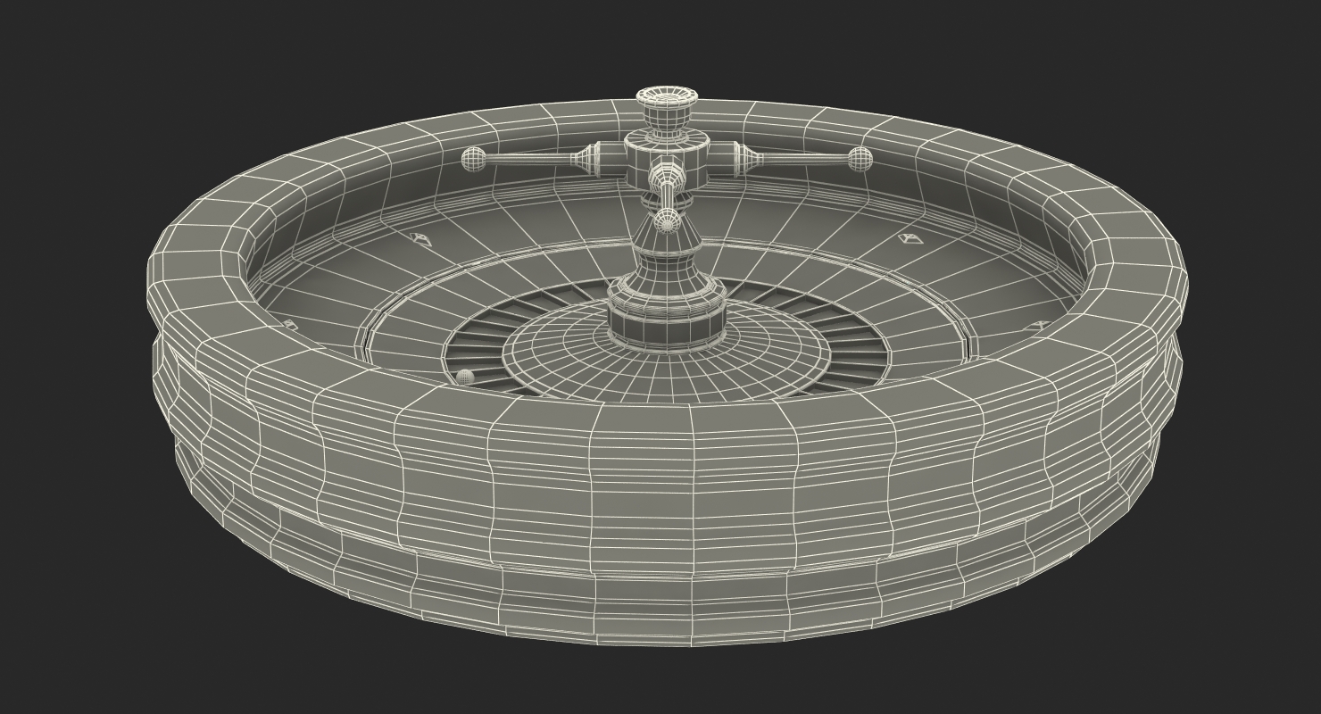 Roulette Wheel 3D model