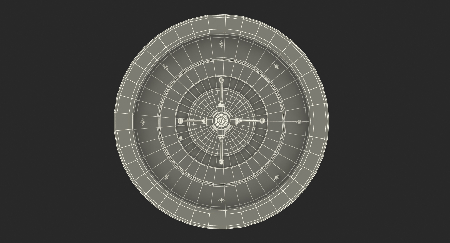 Roulette Wheel 3D model