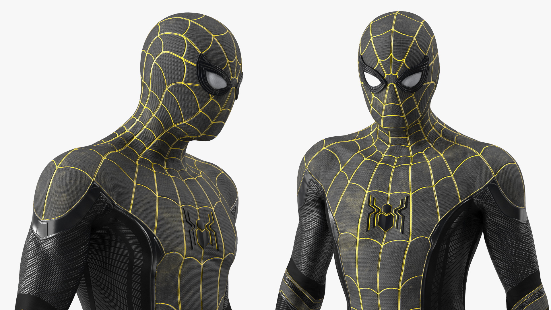 Spiderman Black Suit Standing Pose 3D model