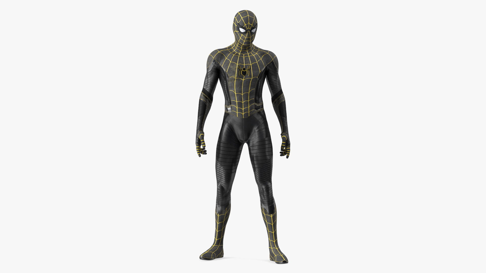 Spiderman Black Suit Standing Pose 3D model