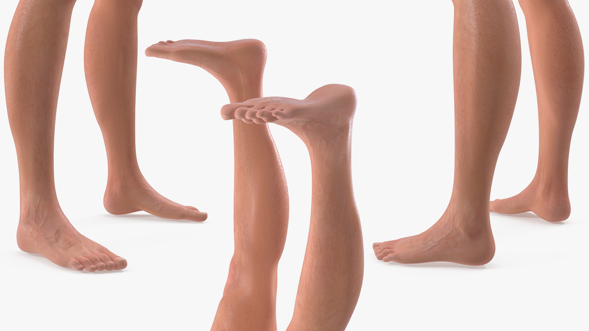 3D Fit Man Standing Pose