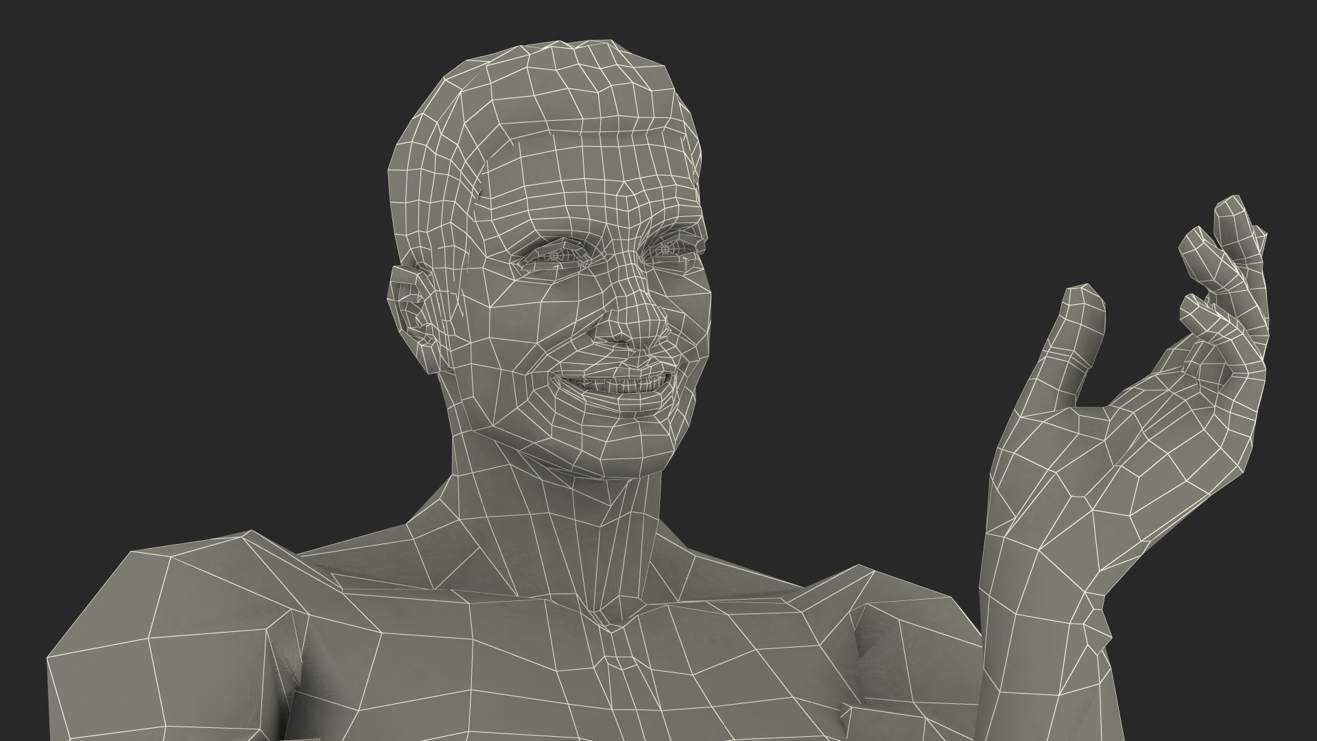 3D Fit Man Standing Pose