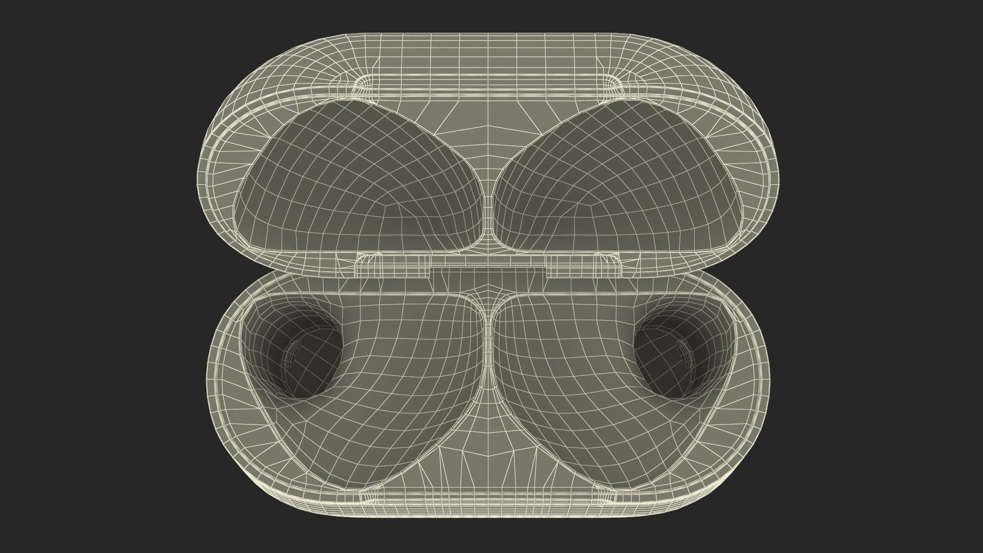 3D Case for Apple AirPods 4 Opened