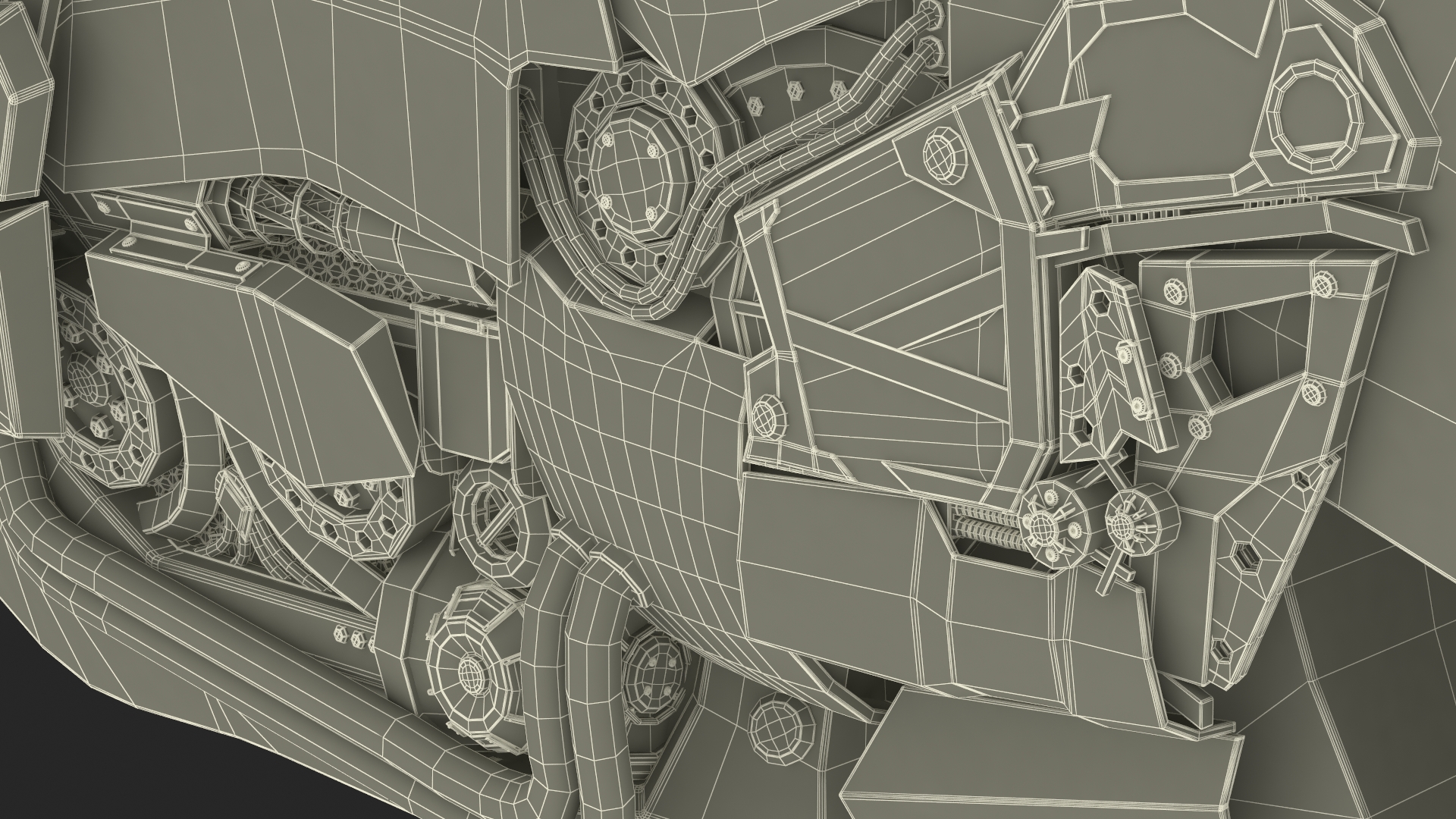 3D model Futuristic Racing Motorbike Concept