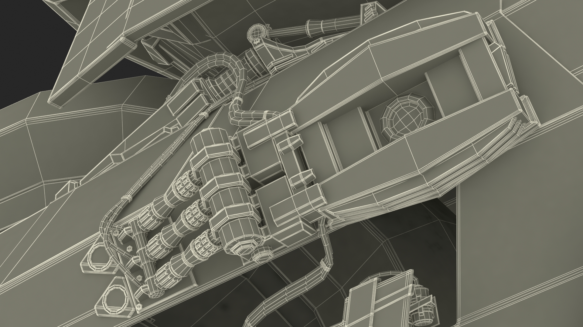 3D model Futuristic Racing Motorbike Concept