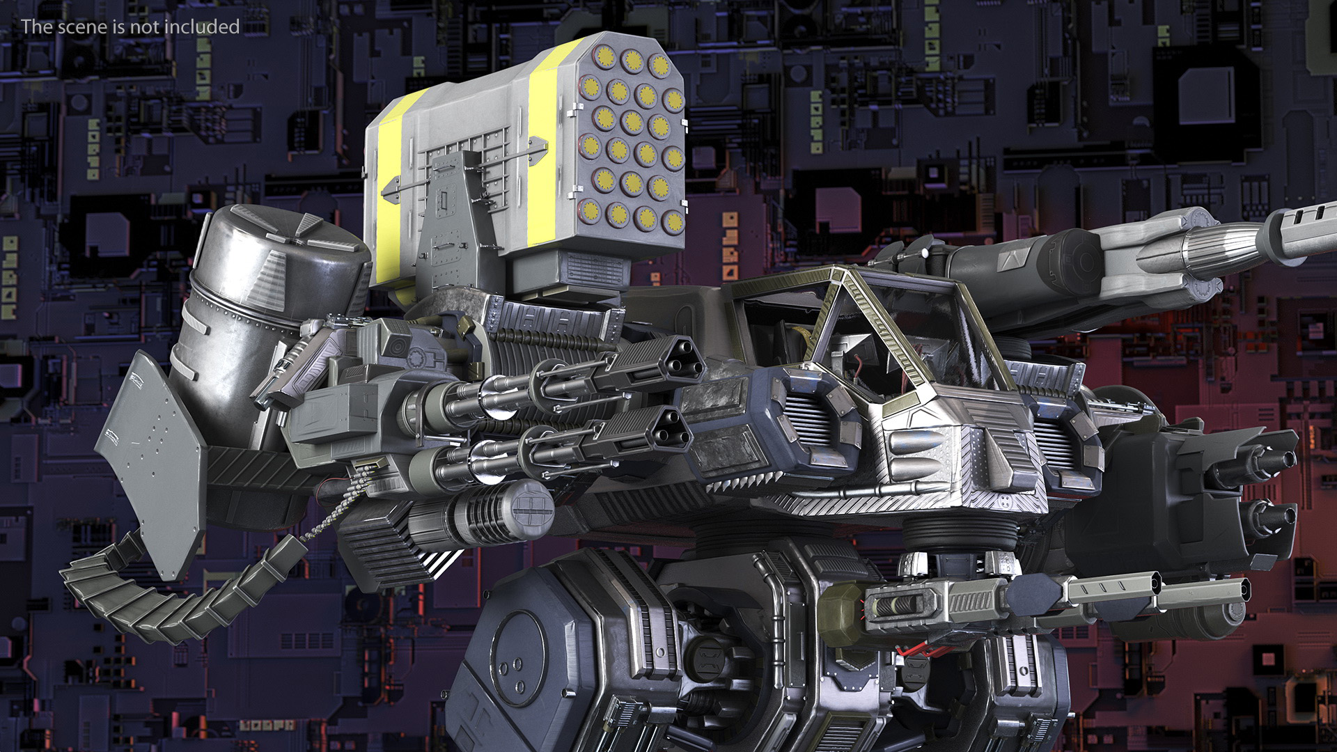 3D Large Walking War Robot model