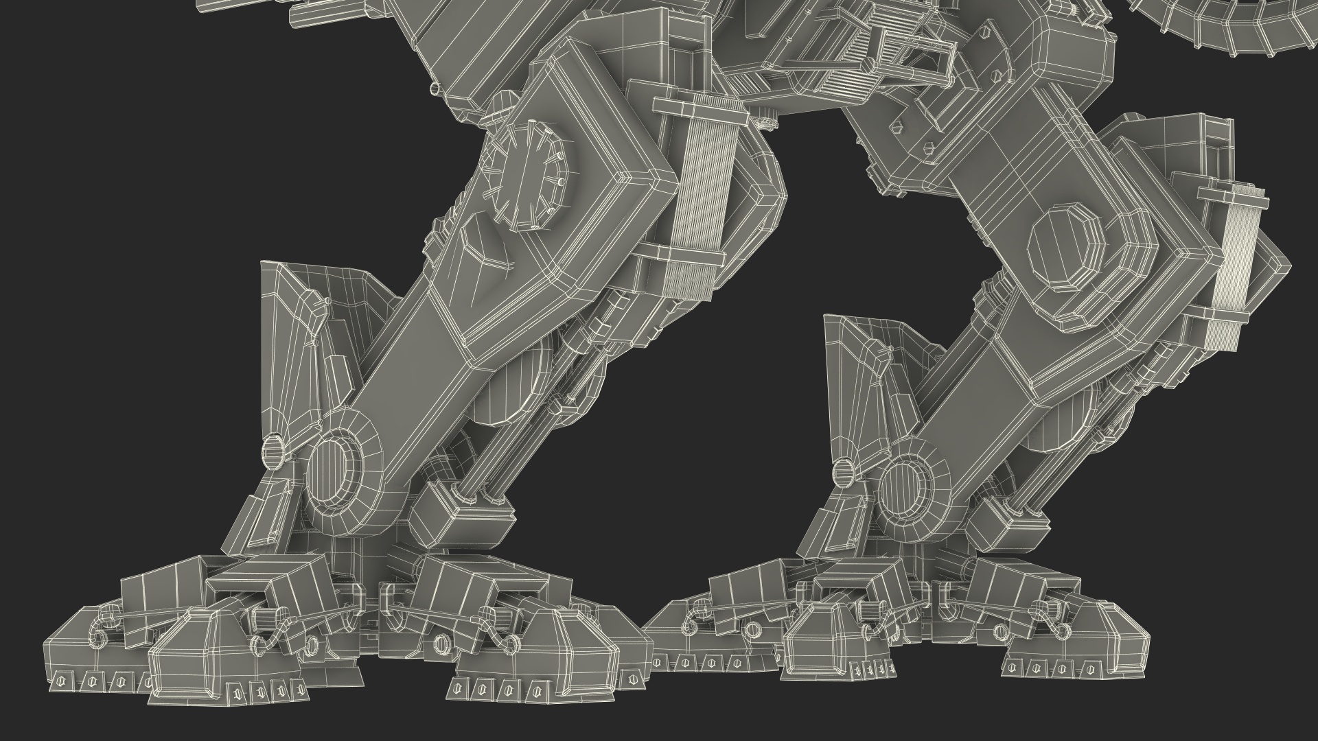 3D Large Walking War Robot model