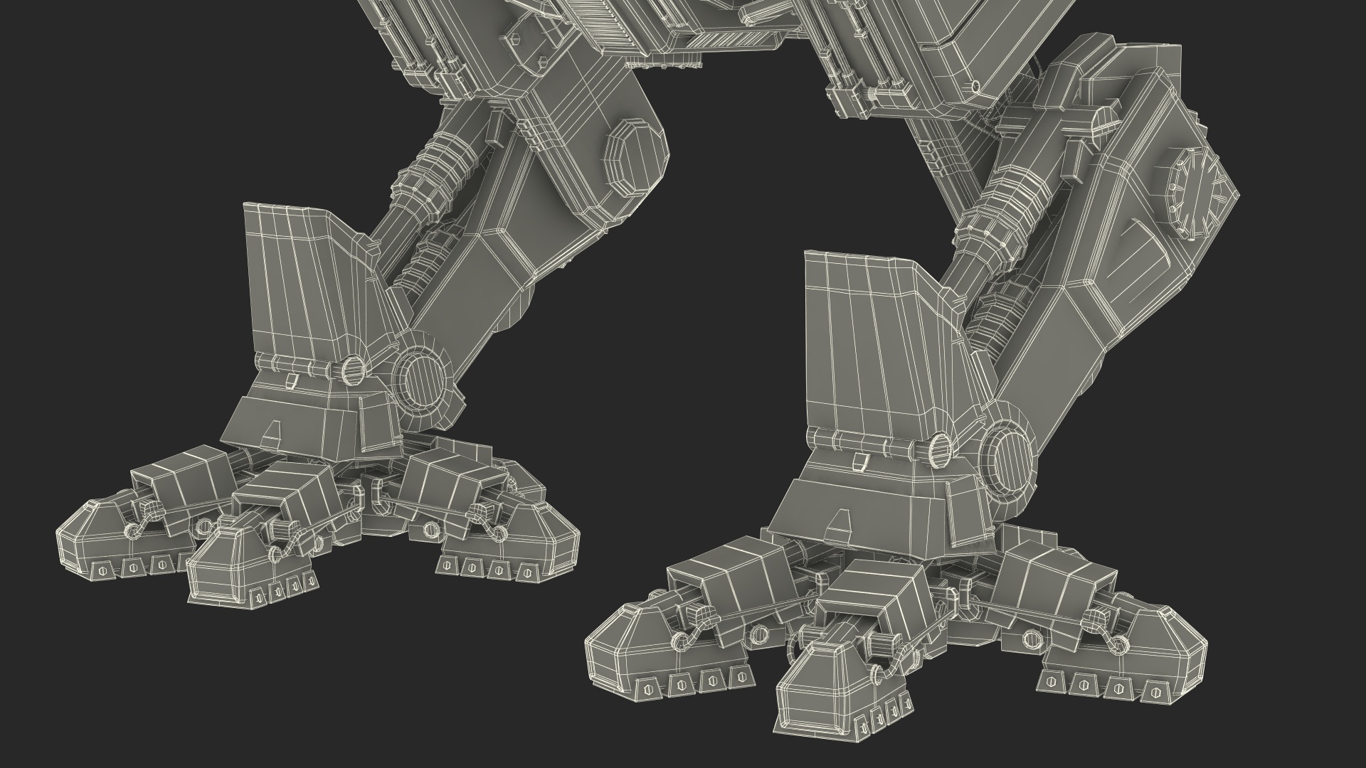 3D Large Walking War Robot model