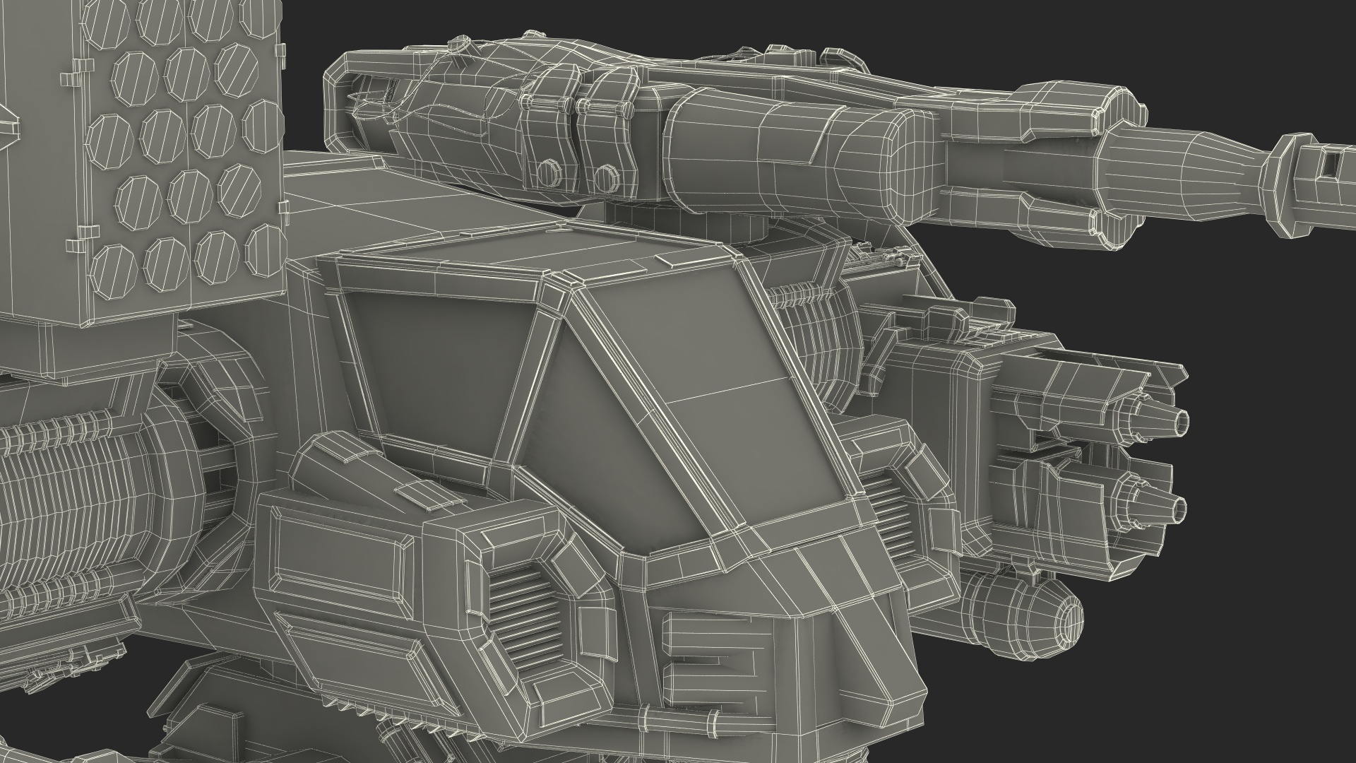 3D Large Walking War Robot model